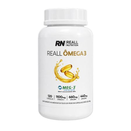Reall Omega 33% EPA / 22% DHA 120 Cápsulas Reall Nutrition