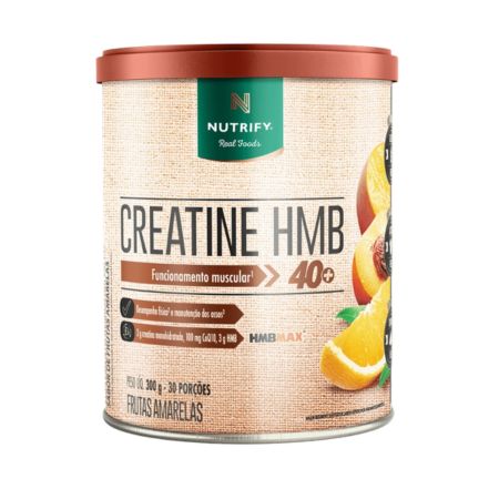 Creatine HMB Sabor Frutas Amarelas Lata 300g Nutrify