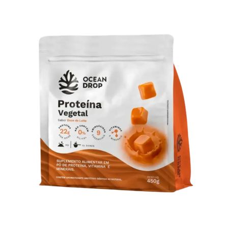 Proteína Vegetal Doce de Leite 450g Ocean Drop