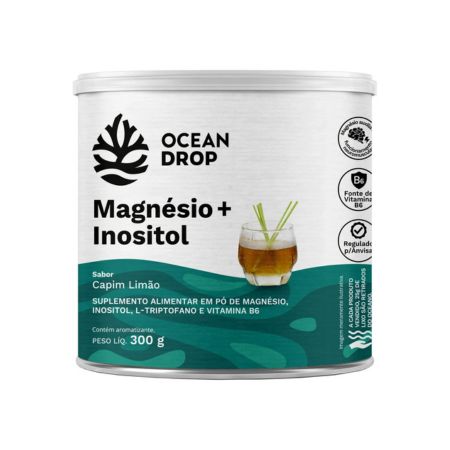 Magnésio+ Inositol Capim Limão 300g Ocean Drop