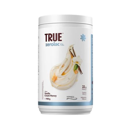 True Zero Lactose Whey Protein Vanilla Cream Honey 900g True Source