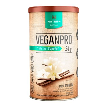 VeganPro Sabor Baunilha Lata 450g Nutrify