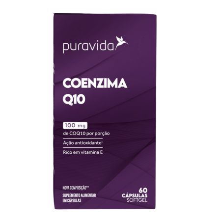 Coenzima Q10+ 200mg 60 Cápsulas Pura Vida