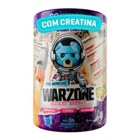 WARZONE ROCKET ENERGY Atomic Pink Lemonade 450g 30 Doses Under Labz