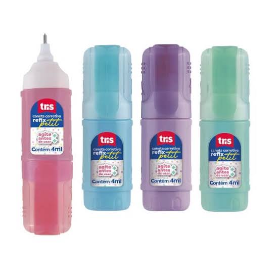 CORRETIVO EM CANETA REFIX PETIT 4ML TRIS