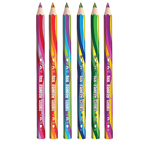 LAPIS DE COR RAINBOW COLORS JUMBO TRIS