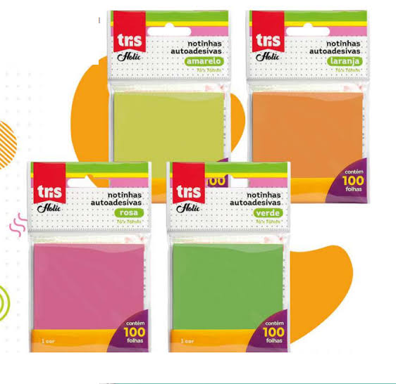 BLOCO ADESIVO 76X76 COM 100 TRIS
