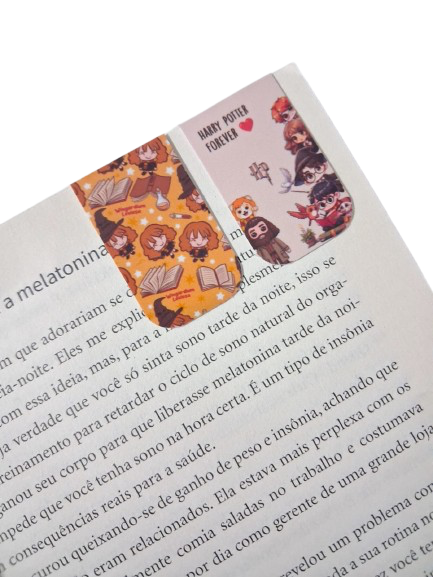MARCADOR DE PAGINA MAGNÉTICO HARRY POTTER C/4