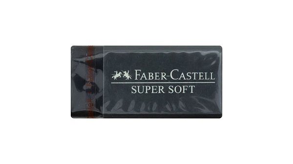 BORRACHA BLACK SUPER SOFT PRETA FABER CASTELL