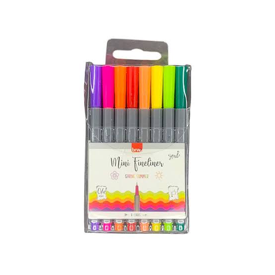 CANETA MINI FINE LINER PRIMAVERA/VERAO 0.4MM BRW