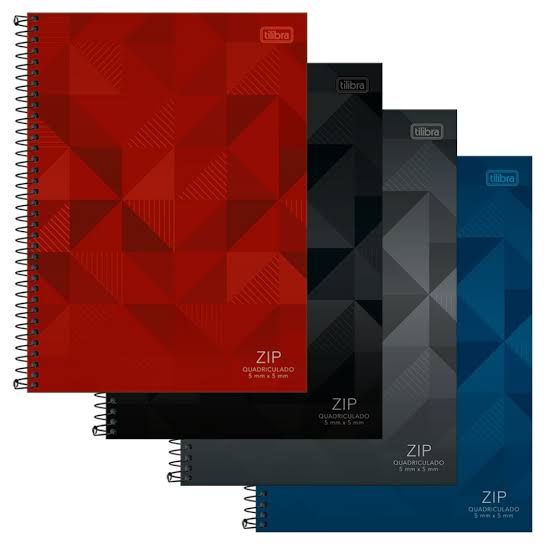 CADERNO 1 MATERIA C/ 80 FOLHAS ZIP TILIBRA