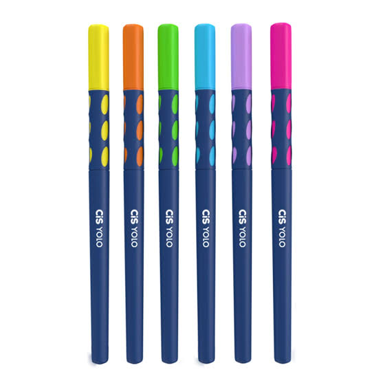 CANETA MARCA TEXTO NEON YOLO CIS
