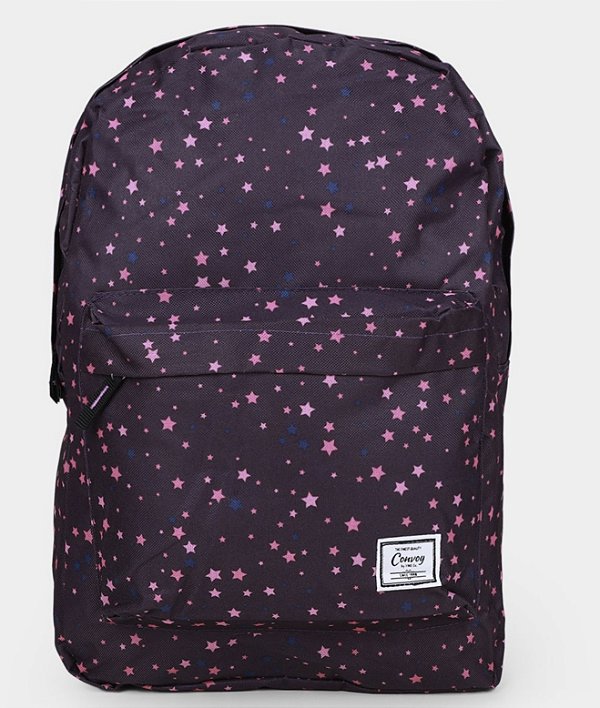 MOCHILA CONVOY ESTRELAS ROXO YINS