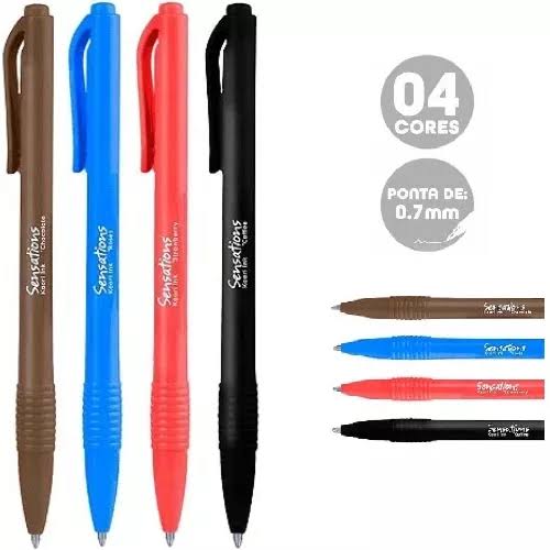 CANETA 0.7 SENSATION 4 CORES NEWPEN