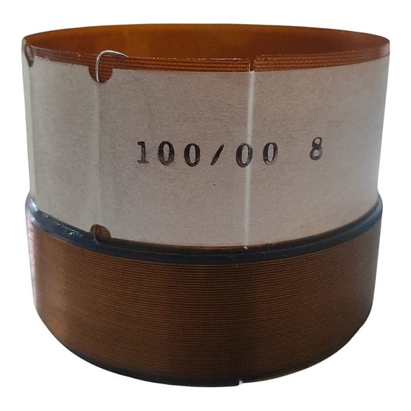 Bobina 100/00 8ohms Para Reparo Alto Falante Tornado 2200