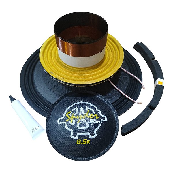 Kit Reparo P/ Alto Falante 12 Compatível Spyder 8.5k 4 Ohms