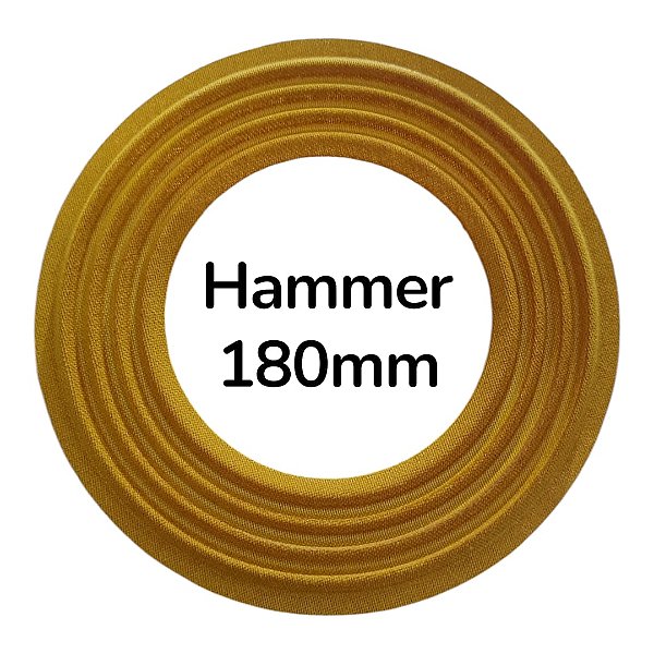 Kit 50 Centragem 180mm Reta P Alto Falante Compatível Eros Furo 4"