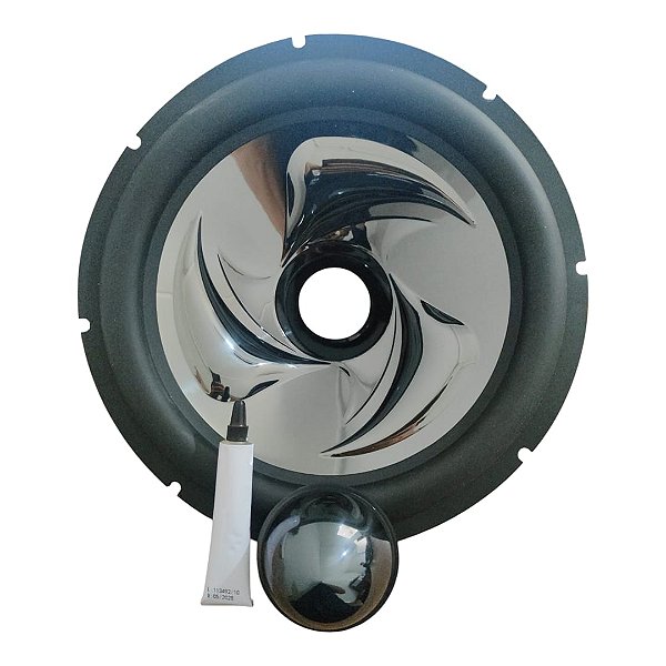 Cone Para Alto Falante Borda de Borracha + Protetor e Cola