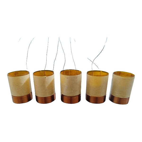 Bobina 13/28 8 Ohms Para Alto Falante Kit Com 5 Peças 821 20x0,5