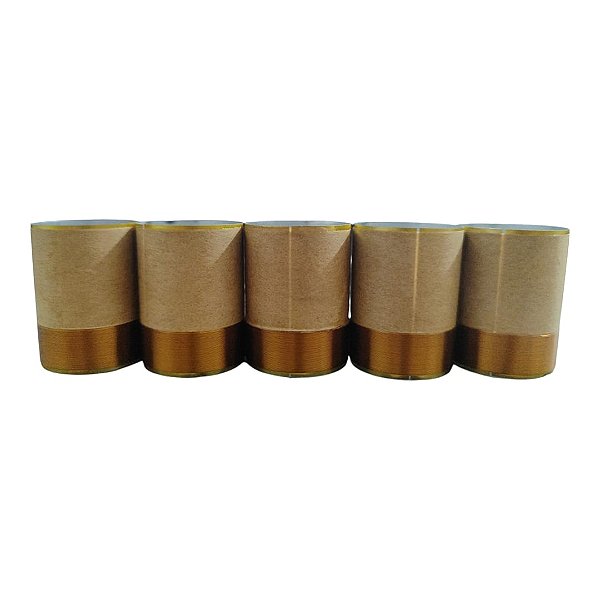 Bobina 25/50 8ohms P/ Reparo De Alto Falante - Kit Com 5 Unidades