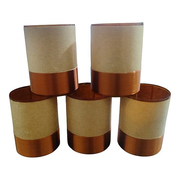 Bobina 26/00 8 ohms Para Reparo De Alto Falante - Kit 5 Unidades
