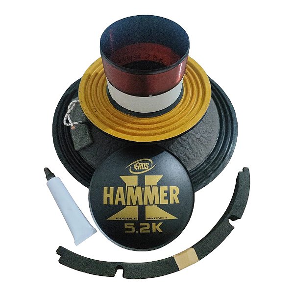 Kit Reparo Alto Falante Compatível Hammer 5.2k 12 Polegadas