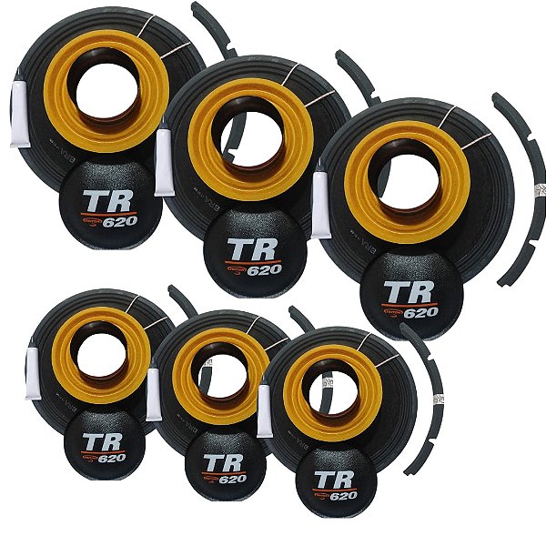 Kit Som Automotivo - 6 Reparos Tr620 Montado 12 Polegadas