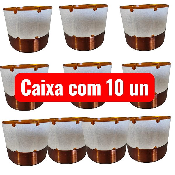 Caixa Com 10 Bobinas 99/00 4 Ohms 80x30mm Para Spyder E SB 1550 12 e 15 Polegadas