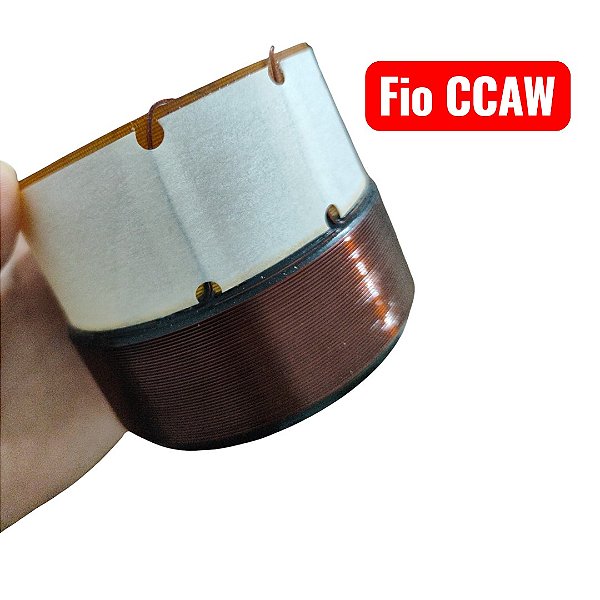 Bobinas Para Alto Falante 99.00 Fio CCAW 80x25 Ancorado Superior e Inferior Hammer 3.0