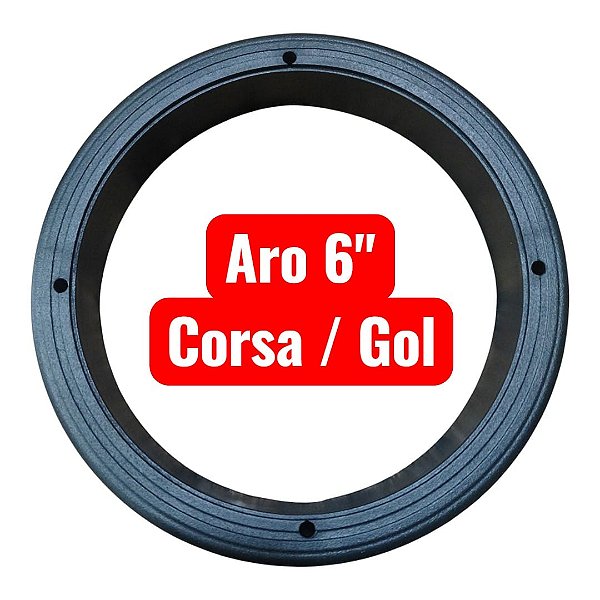 Aro Adaptador De Alto Falante Gol / Corsa 6 Polegadas