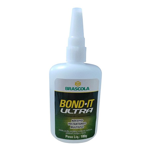 Cola Adesivo Instantanea 100g Brascola Covulfix Uso Geral Cor Branco
