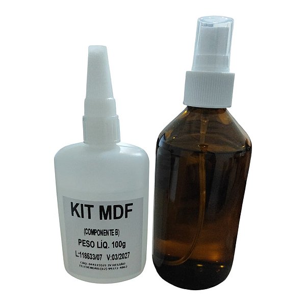 COLA MDF KIT IDEAL PARA REPAROS DE ALTO FALANTE (COMPONENTE A 190ML+B 100G) - Bobinas Paraná