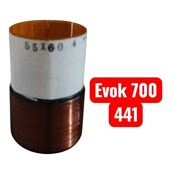 Bobina Reparo Alto Falante Compatível Evok 700 441