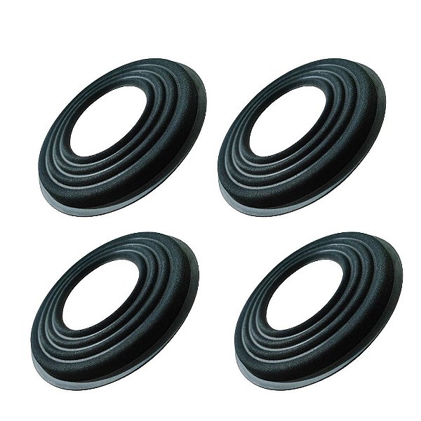 Kit 4un Centragem Padrão SDS 200mm Alta Tecido Duplo Preta