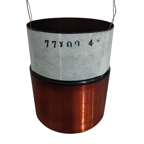 Bobina Para Alto Falante 77/00 4+4 Reforçada Subwoofer Racha