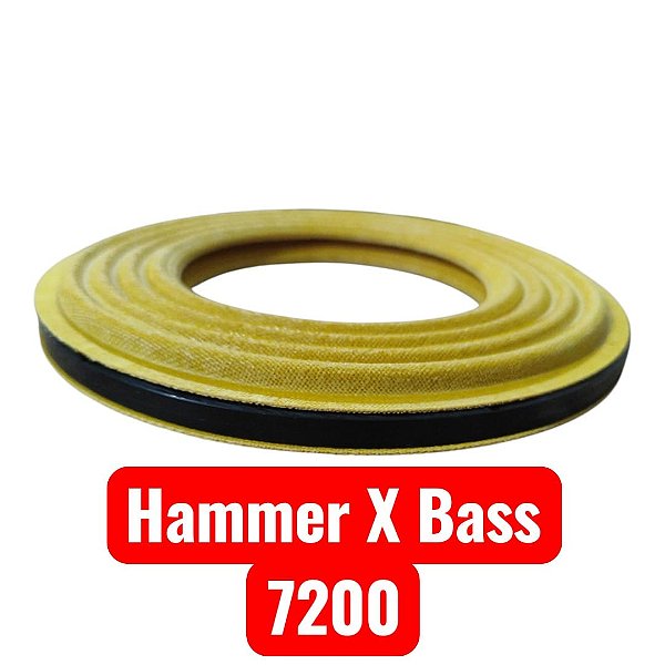 Hammer Xbass 7200 12 Polegadas Kit Cola , Anel + 2 Centragem Dupla 180mm