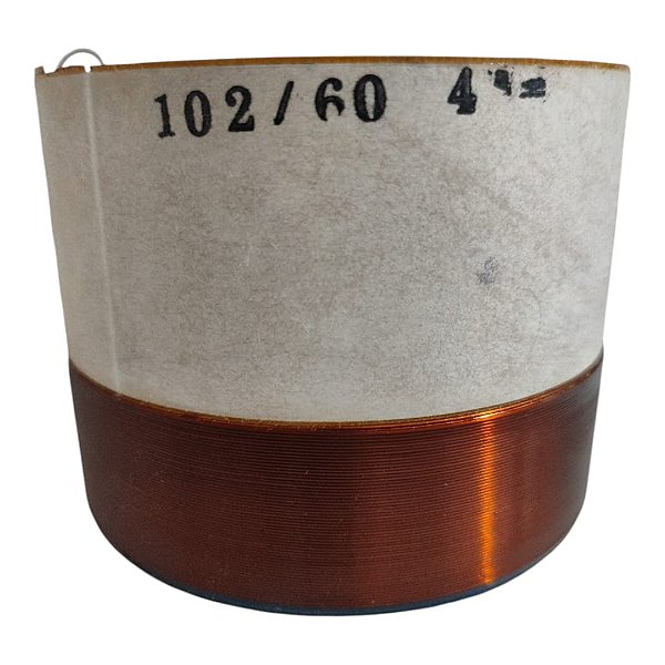 2un Bobina Para Ato Falante 102.60mm 85x32 Corpo Fibra Ancorada Duplo acabamento Fio CCAW