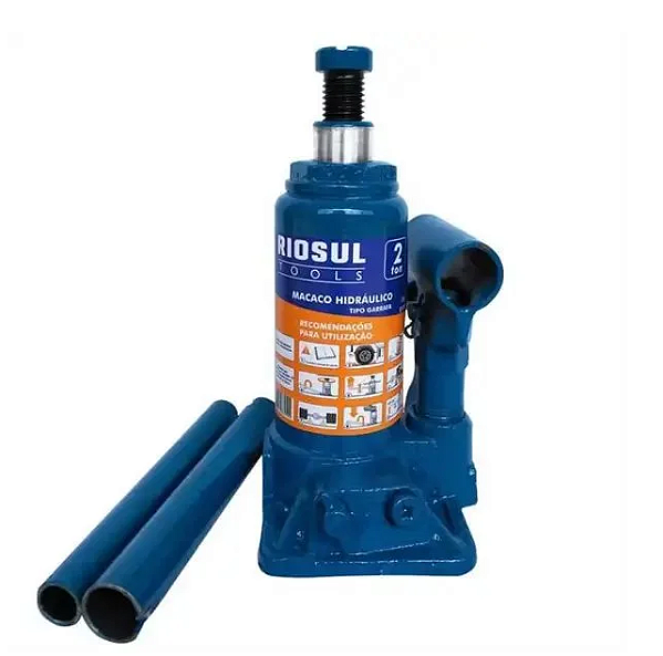 Macaco Hidráulico CJI 2 Toneladas - R070001 - RIOSUL TOOLS