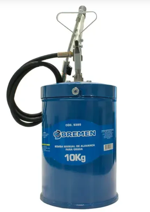 Bomba Manual Para Graxa Com Recipiente de 10KG - 9389 - BREMEN