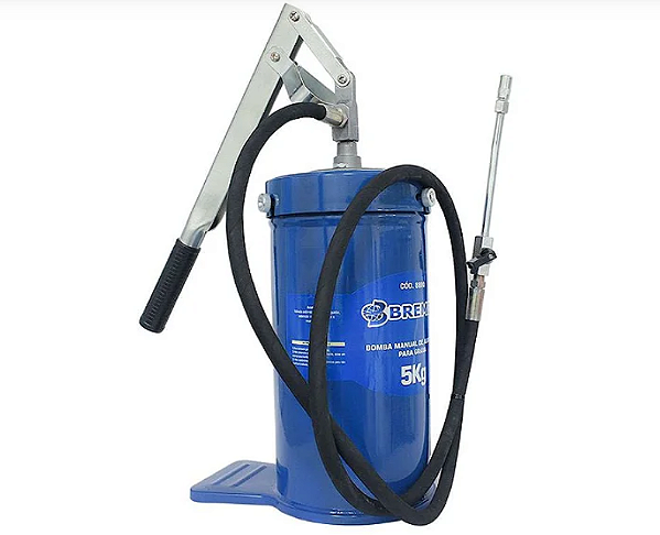 Bomba Manual Para Graxa Com Recipiente 5KG - 8880 - Bremen