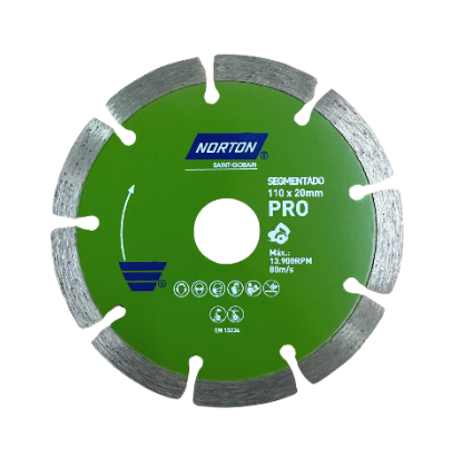 Disco Diamant. Segment. 5Pol. 110mm (Concreto) - 70184624361 - NORTON