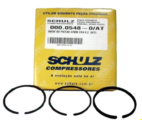 Anel do Pistão 47mm p/ CSA 8,2 (KIT) - 000.0548-0/AT - Schulz