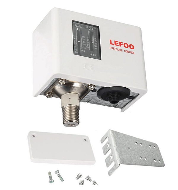 Pressostato 0,2 a 7,5 BAR - KP 1 (C1221) - LF5508 - PARAFUSO