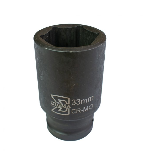 Soquete Impacto Longo 3/4POL. 33mm (PRETO) - 0603122033 - SIGMA