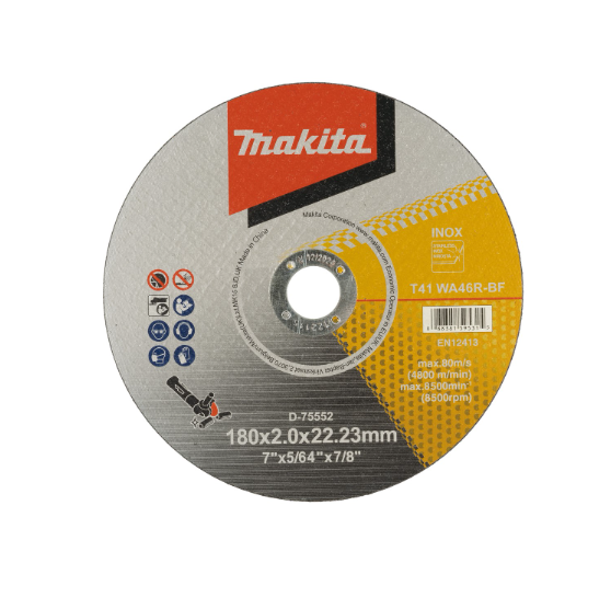 Disco de Corte Inox 7" 5/64x7/8 - D-75552 - Makita