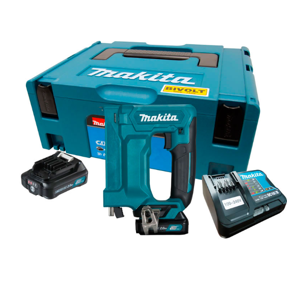 Grampeador a Bateria 12v 2Bat C/Carr+Maleta (CXT) - ST113DSAJ - Makita