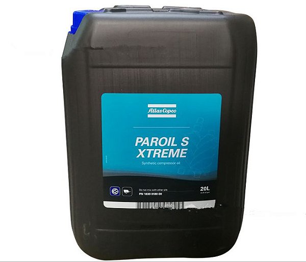 Óleo Lubrificante Sintético Paroil S Extreme 20 LITROS 8000/8.000H - 1630018000 - Atlas Copco