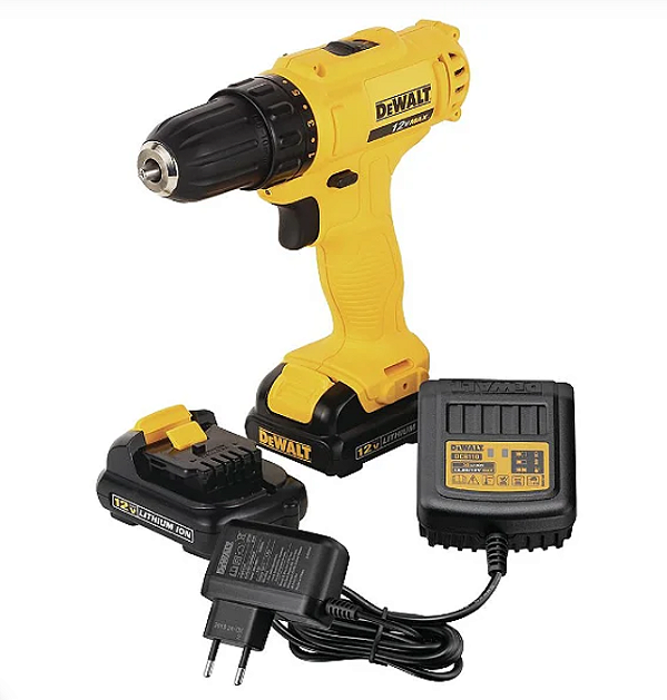 Parafusadeira/Furadeira 3/8 127V/220V 2 Bat. Carr. - DCD700C2-BR - DeWALT