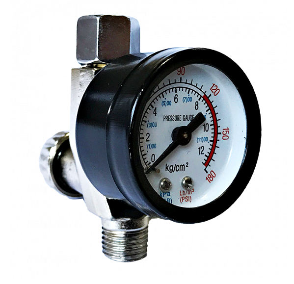 Regulador de Pressão 1/4 C/Manometro RPP05 - 0761080005 - Sigma