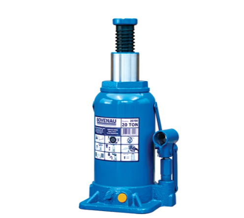 Macaco Hidráulico CJ 20 Toneladas Garrafa - 20700 - Bovenau